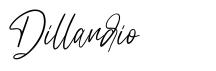 Dillandio шрифт