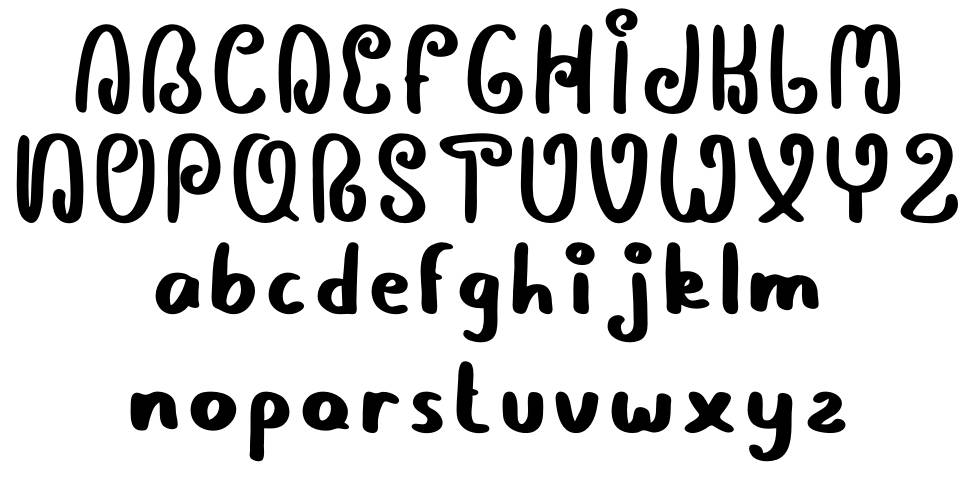 Diltoon font specimens