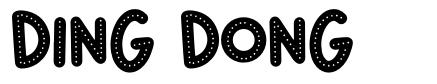Ding Dong font