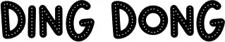 Ding Dong font