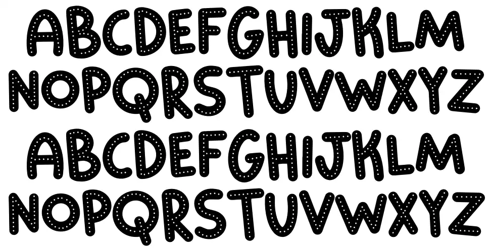 Ding Dong schriftart vorschau