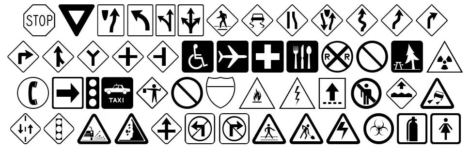 Ding Dongs signs o'the timesfont specimens