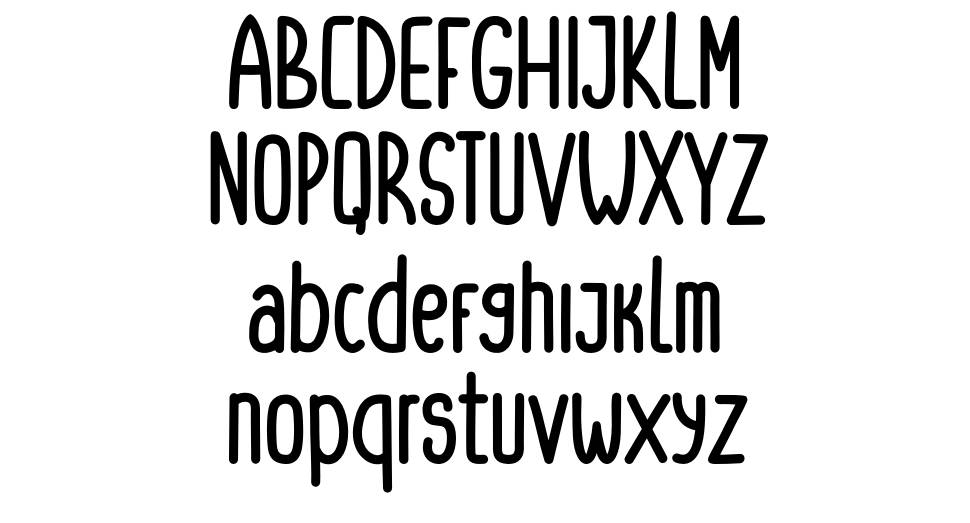 Dinkebilo font specimens