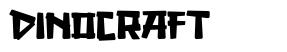 Dinocraft шрифт