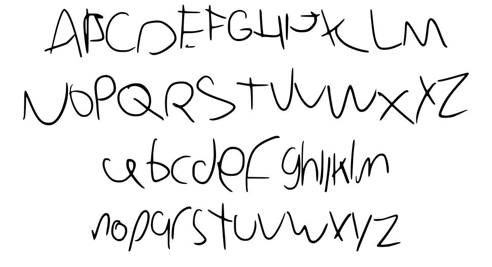 Diode Font 字形 标本