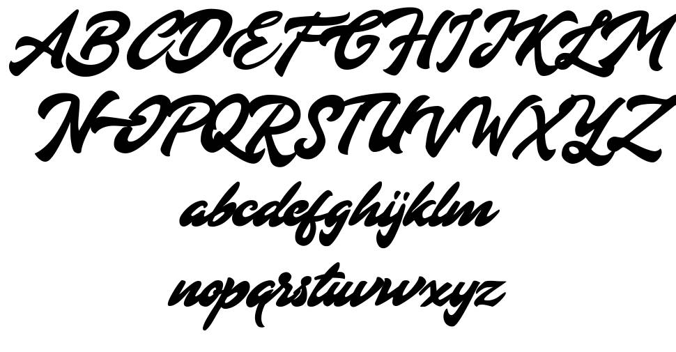 Diora 字形 标本