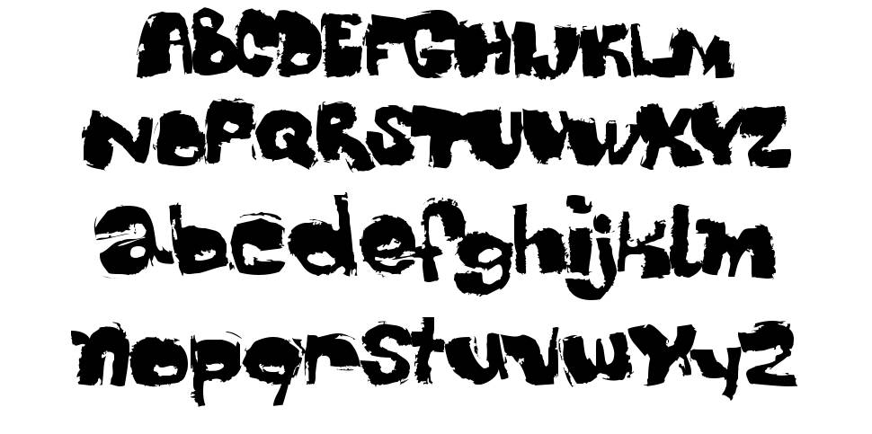 Dippex font specimens