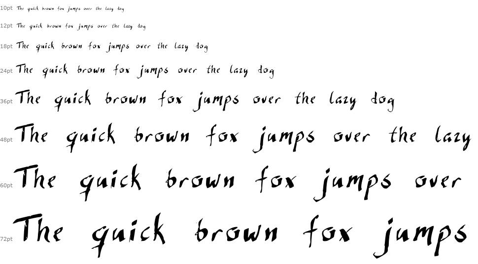 Dirdy Birdy font Waterfall