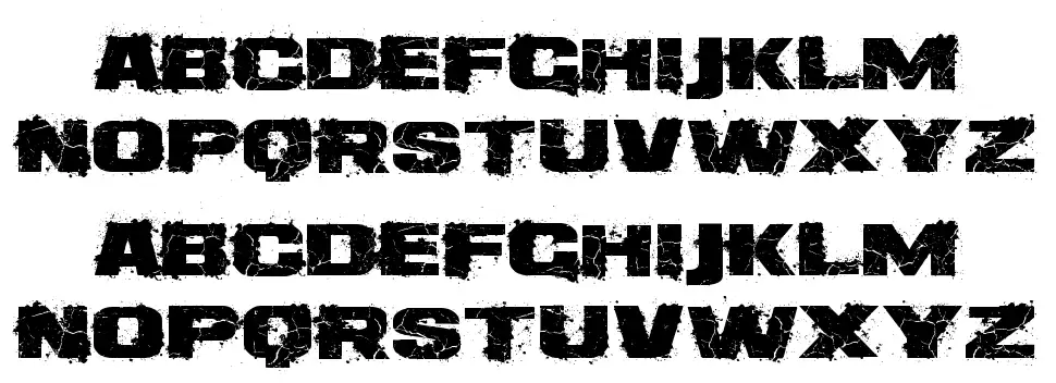 Dirtee Boxfont specimens