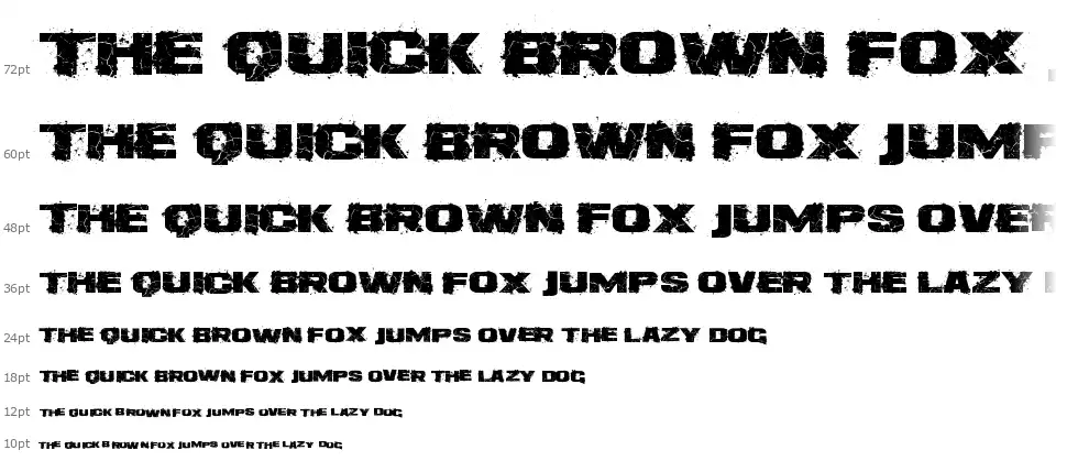 Dirtee Boxfont waterfall