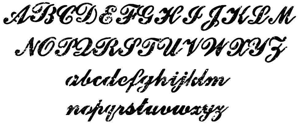 Dirty And Elegant font specimens