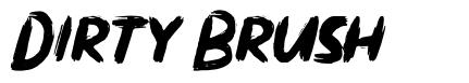 Dirty Brush font