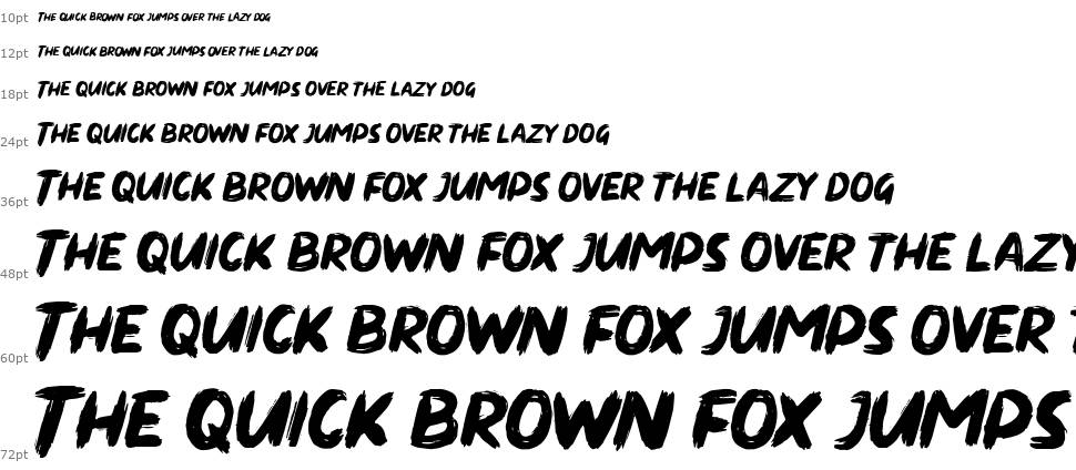 Dirty Brush font Şelale