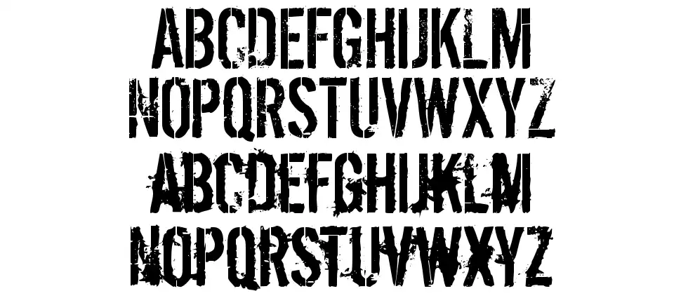 Dirty Ego font specimens