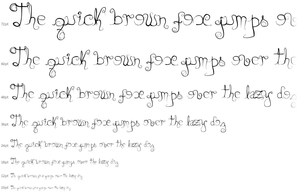 Dirty Ladyfont waterfall