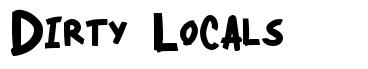 Dirty Locals font