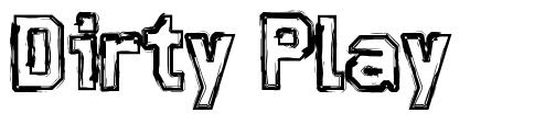 Dirty Play font