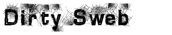 Dirty Sweb font