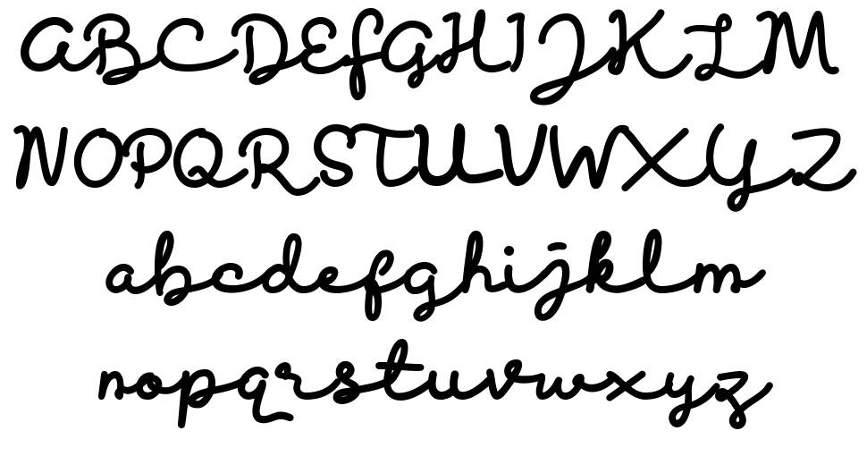 Discobaby font Örnekler