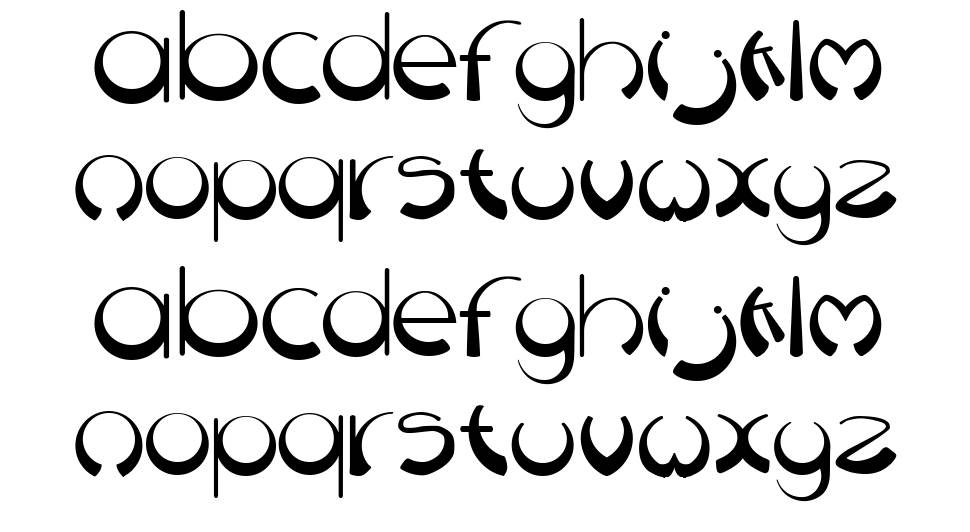 Discoid font specimens