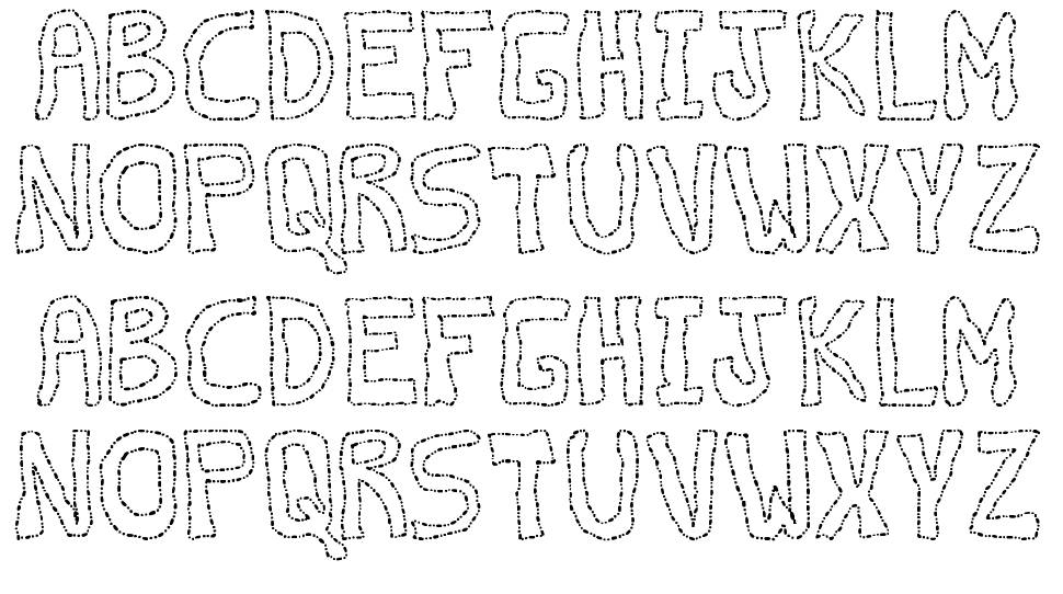 Discontinuo TFB font specimens