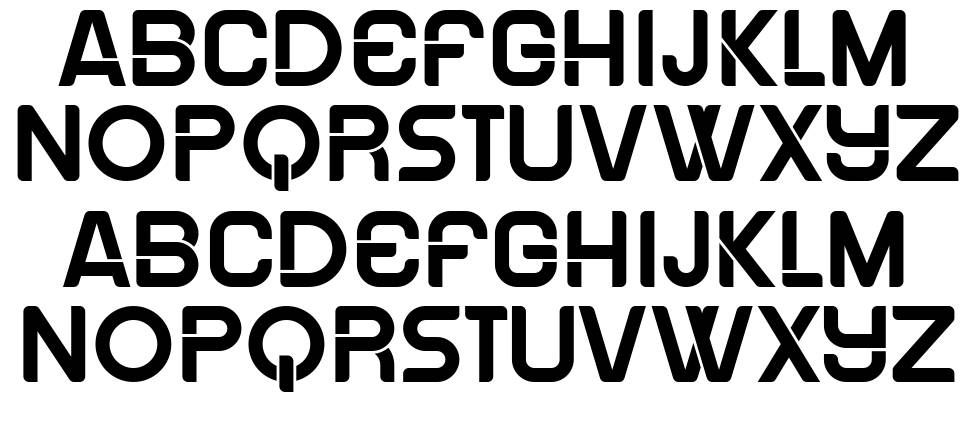 Disorder font specimens