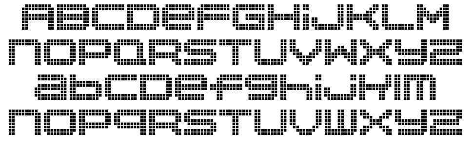 Disorient Pixels font Örnekler
