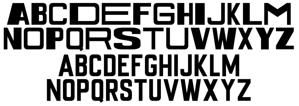 Dissimilar Headlinesfont specimens