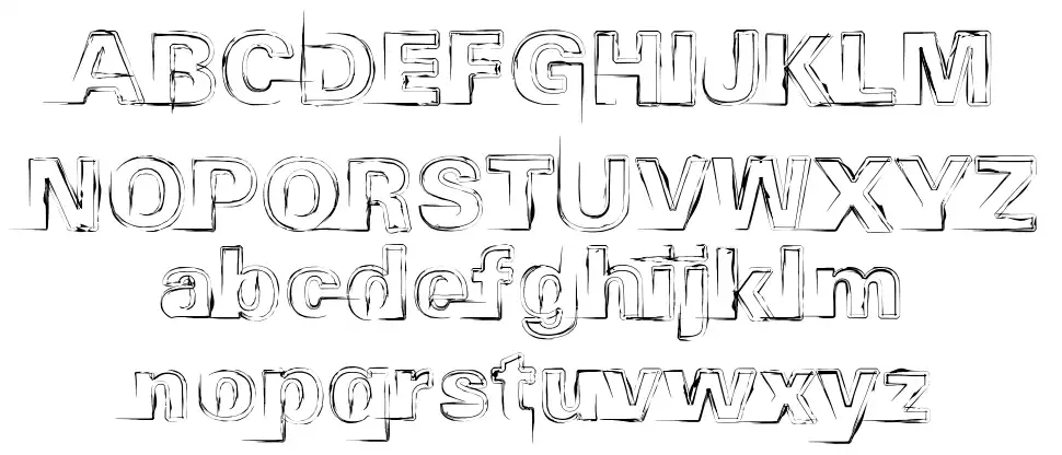 Distopia Black Outlines font by Gabriele Magurno | FontRiver