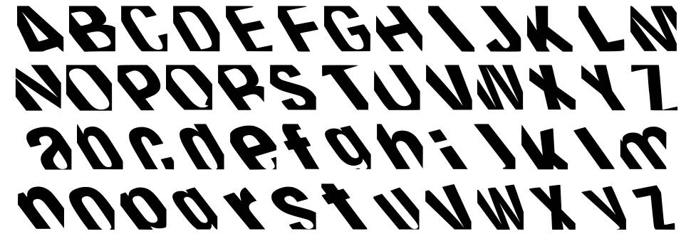 Distorsion Milenio font
