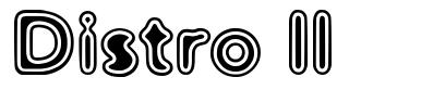 Distro II шрифт