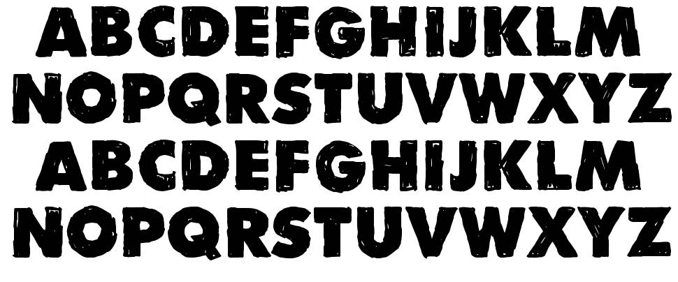 Divisible Invisible font specimens