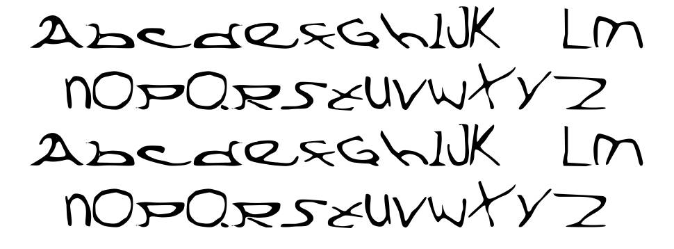 Division X font specimens
