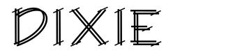 Dixie 字形