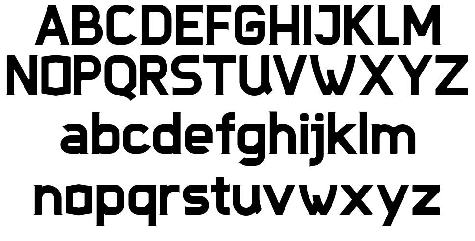 Djavaloca font specimens