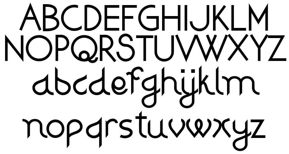 Djiring font specimens