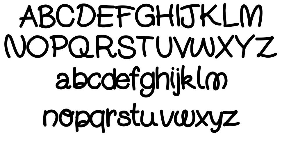 Djuice Writing font specimens