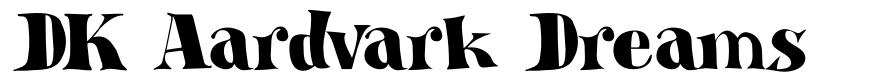 DK Aardvark Dreams font