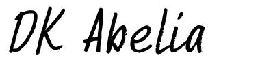 DK Abelia 字形