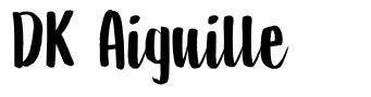 DK Aiguille 字形
