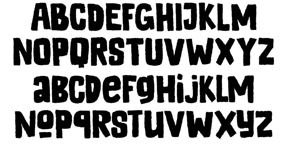 DK Appelstroop フォント 標本