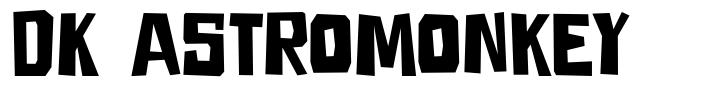 DK Astromonkey шрифт