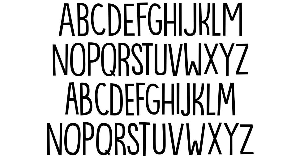 DK Bintang font specimens