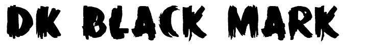 DK Black Mark шрифт