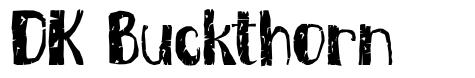DK Buckthorn font
