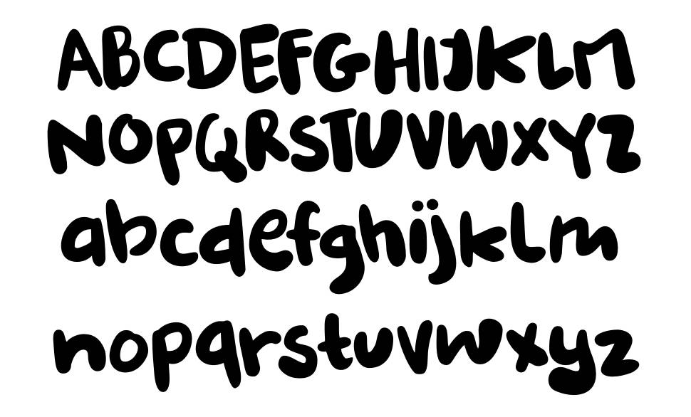 DK Burobu font Örnekler