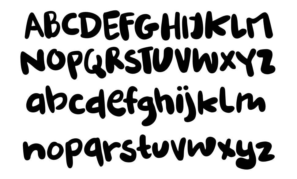 DK Burobu font specimens