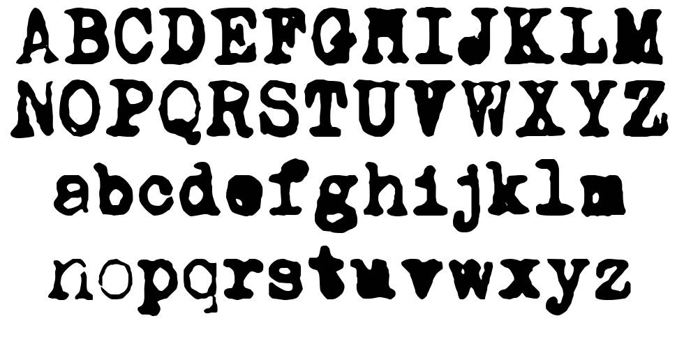 DK Carbonara font specimens