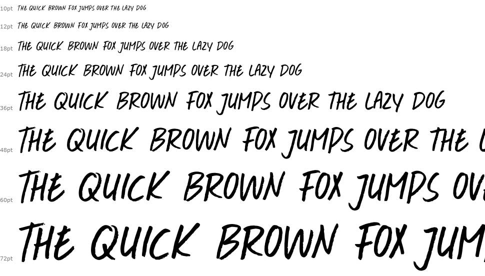 DK Double Quick font Waterfall