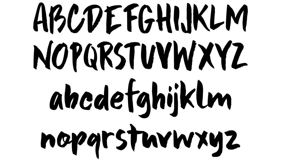 DK Framboisier font Örnekler